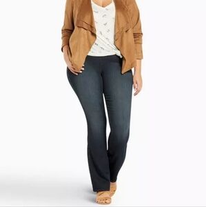 Lane Bryant Women's Boot Cut Jeans - Dark Blue